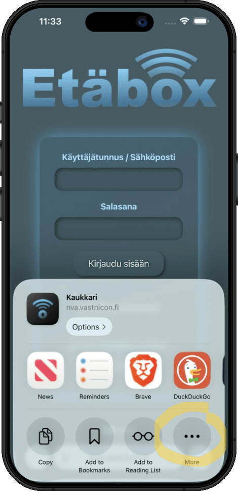 iOS installation - step 3