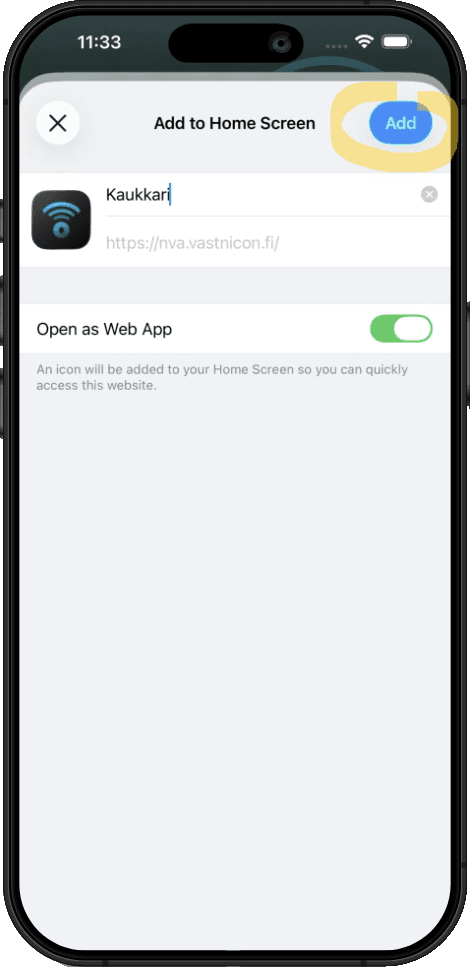 iOS installation - step 5