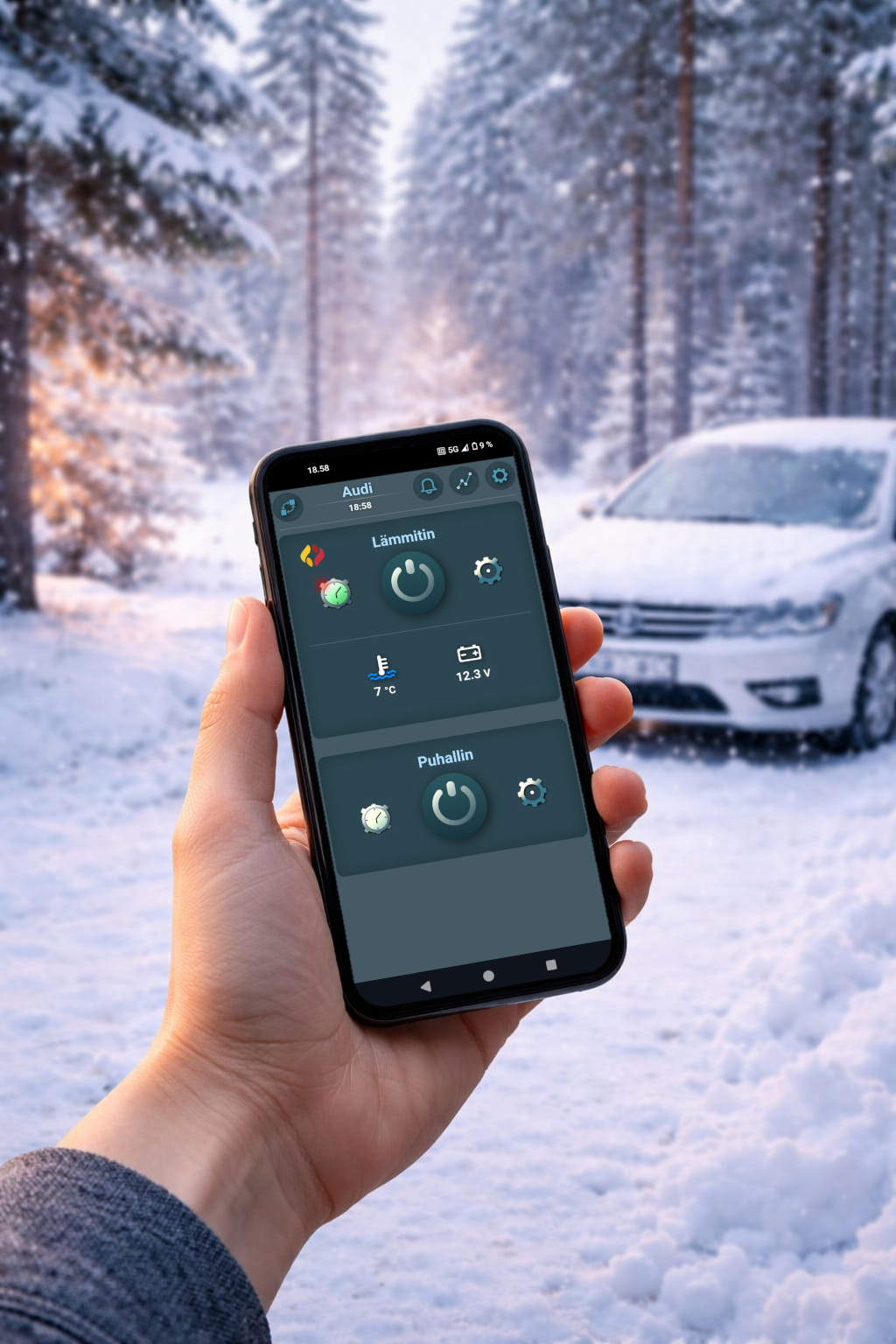 Etäohjaus Autoon, Mökille, Veneeseen, Työkoneeseen, ....
