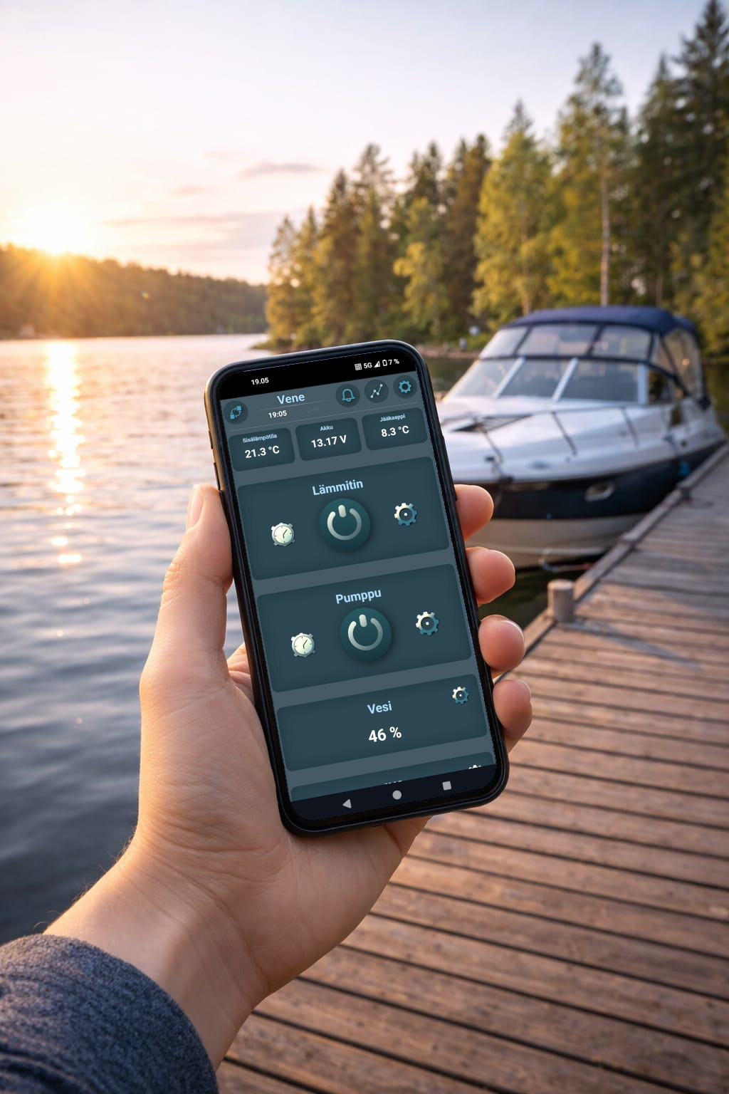 Boat Heating Remote Control by Phone